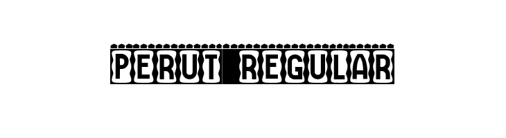 Perut Regular  font caratteri gratis