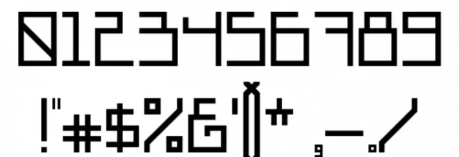 Pesagi Kuru Regular Font OTHER CHARS