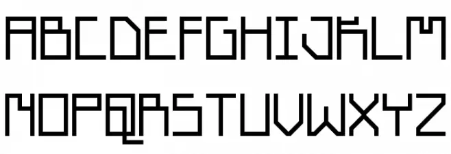 Pesagi Kuru Regular Font Litere mari