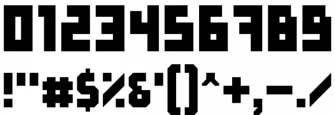 Pesagi Lemu Regular Font OTHER CHARS