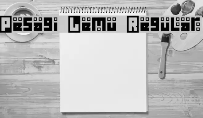 Pesagi Lemu Regular Font examples