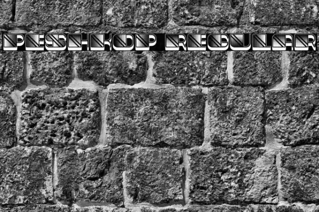 Peshkop Regular Font examples