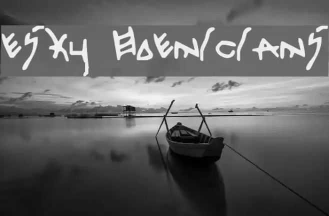 Pesky Phoenicians Font examples