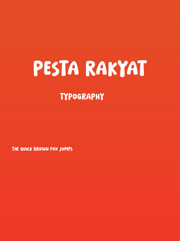Pesta Rakyat Poster