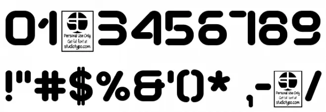 Pesta Stencil Demo Bold Font OTHER CHARS