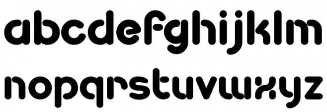 Pesta Stencil Demo Bold Font LOWERCASE
