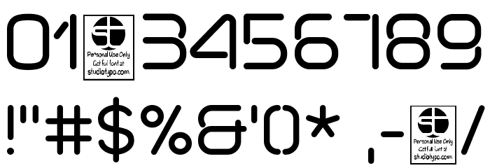 Pesta Stencil Demo Font OTHER CHARS