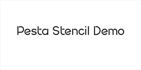 Pesta Stencil Demo Logo