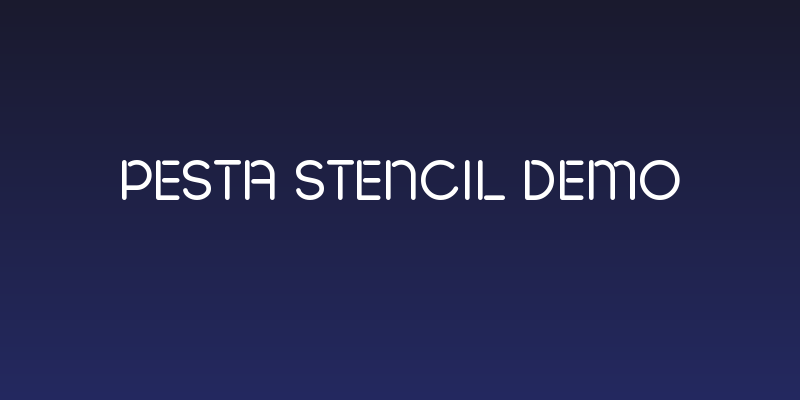Pesta Stencil Demo Social Header