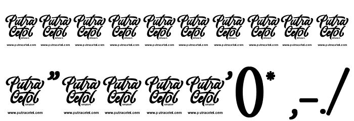 Pesta Tahun Baru Font OTHER CHARS