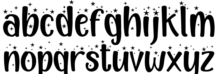 Pesta Tahun Baru Font LOWERCASE