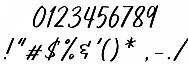 Pestapora Font OTHER CHARS