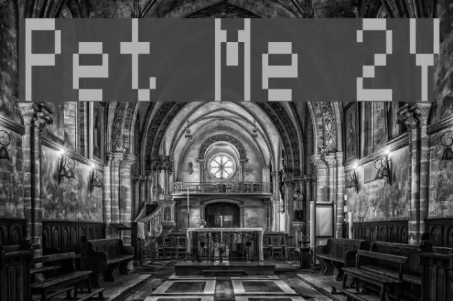 Pet Me 2Y Font examples