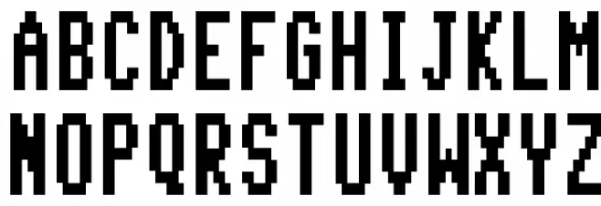 Pet Me 64 2Y Шрифта ВЕРХНИЙ