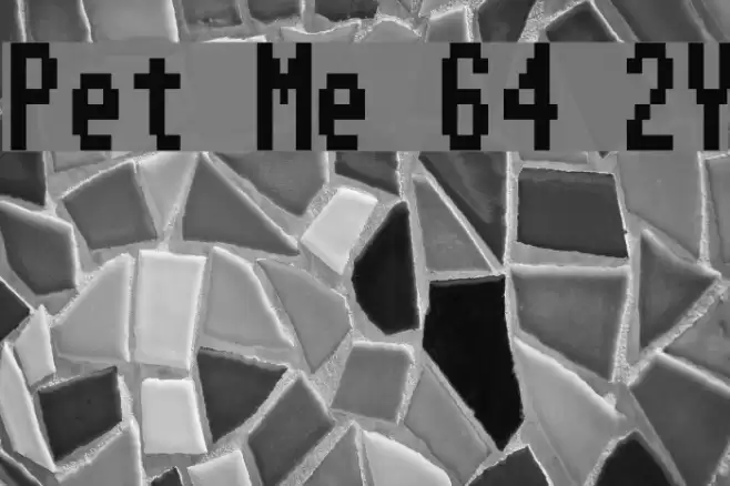 Pet Me 64 2Y Font examples