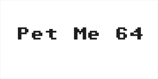 Pet Me 64 Logo