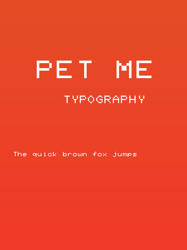 Pet Me Poster