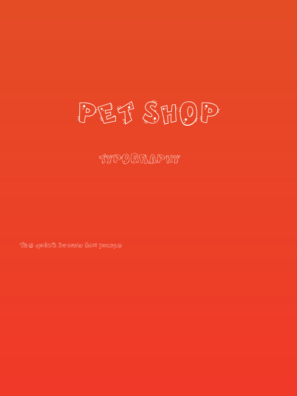 Pet Shop Poster