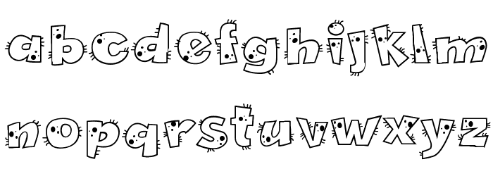 Pet Shop Font LOWERCASE