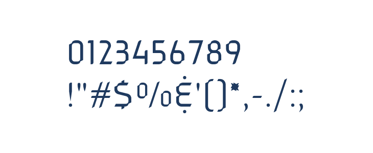 Petahja Regular Other Characters