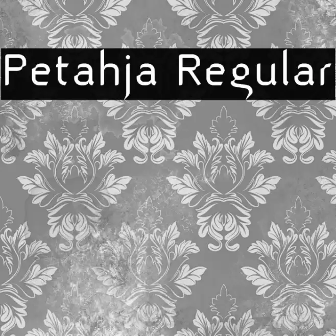 Petahja Regular Font examples