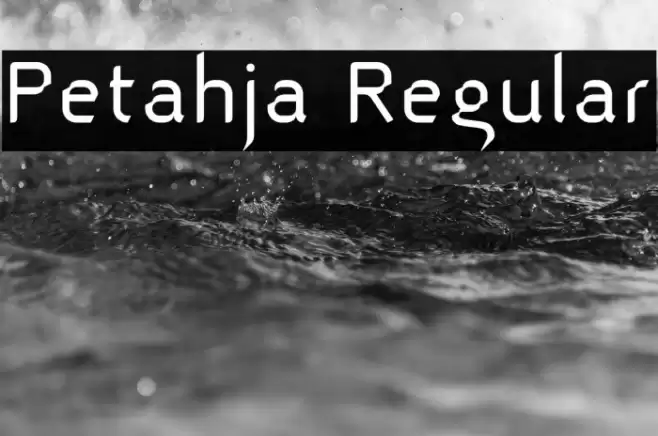 Petahja Regular Font examples