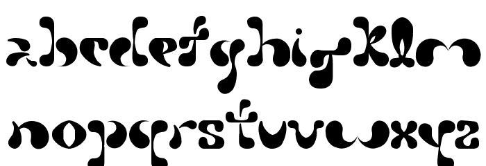 Petal Font LOWERCASE