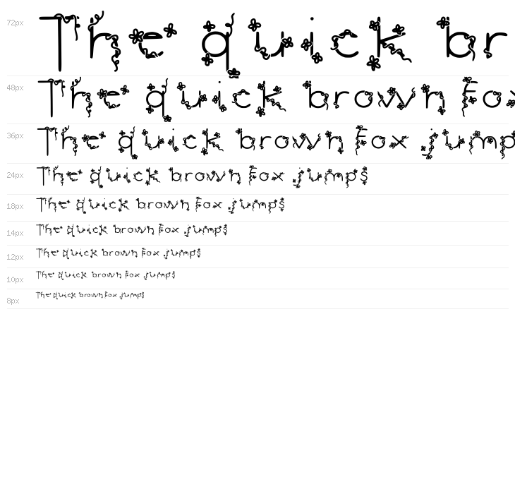 Petals And Vines Regular Waterfall