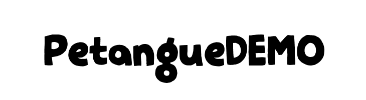 PetangueDEMO Font