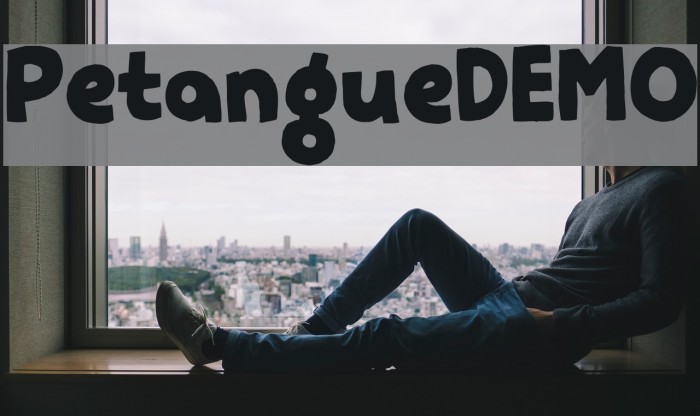 PetangueDEMO Font examples