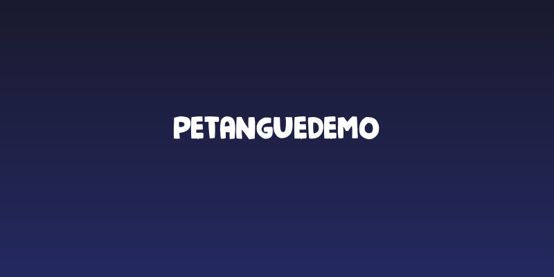 PetangueDEMO Social Header
