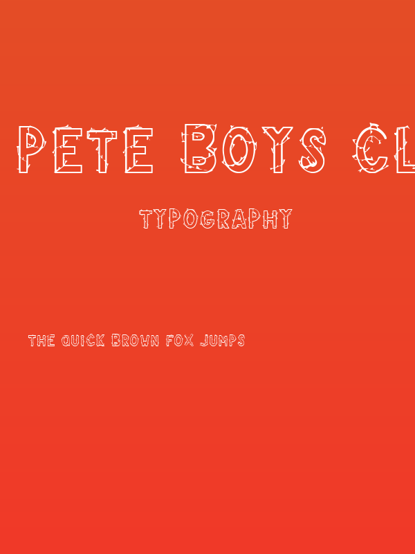 Pete Boys Climbing Plant Poster