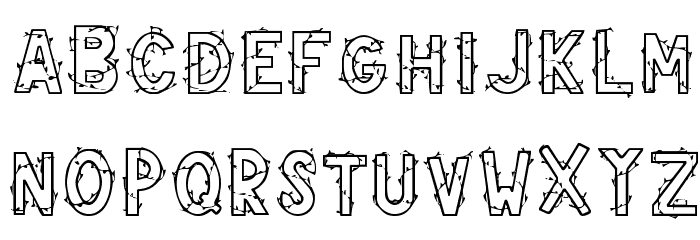Pete Boys Climbing Plant Font LOWERCASE