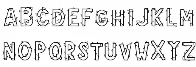 Pete Boys Climbing Plant Schriftart Kleinbuchstaben