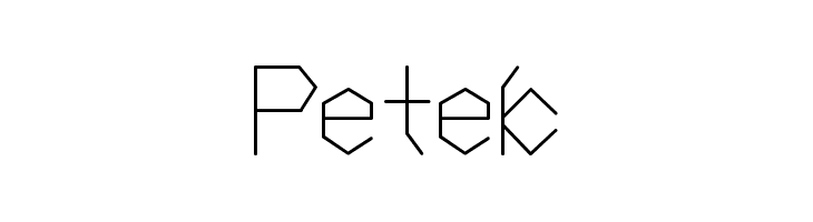 Petek  Frei Schriftart Herunterladen