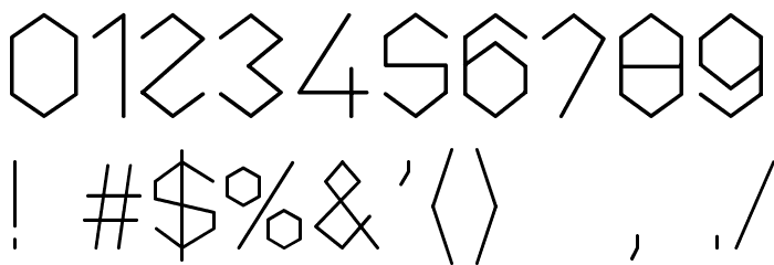 Petek Font OTHER CHARS