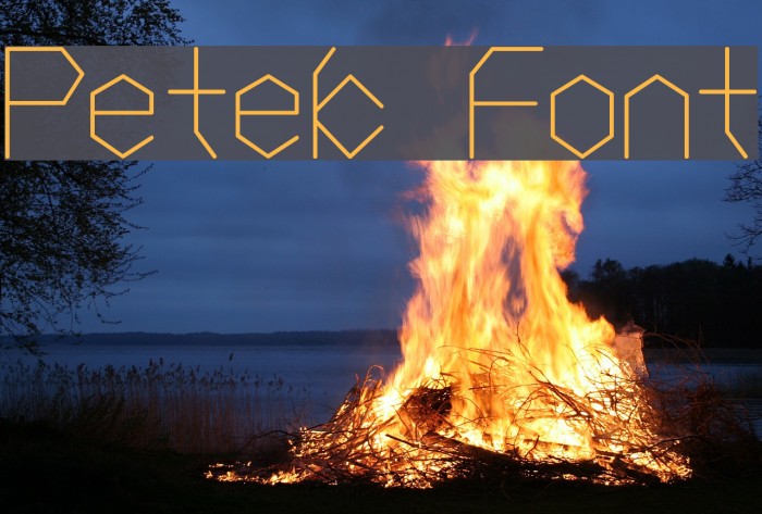 Petek Font examples