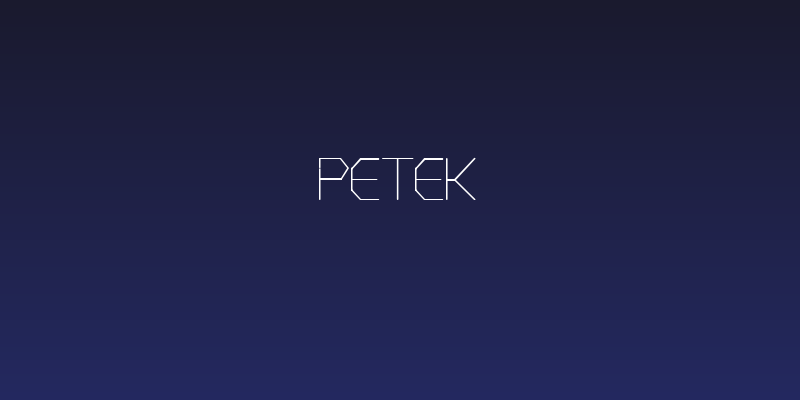Petek Social Header