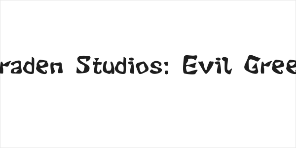 Peter Braden Studios: Evil Green Plant Logo