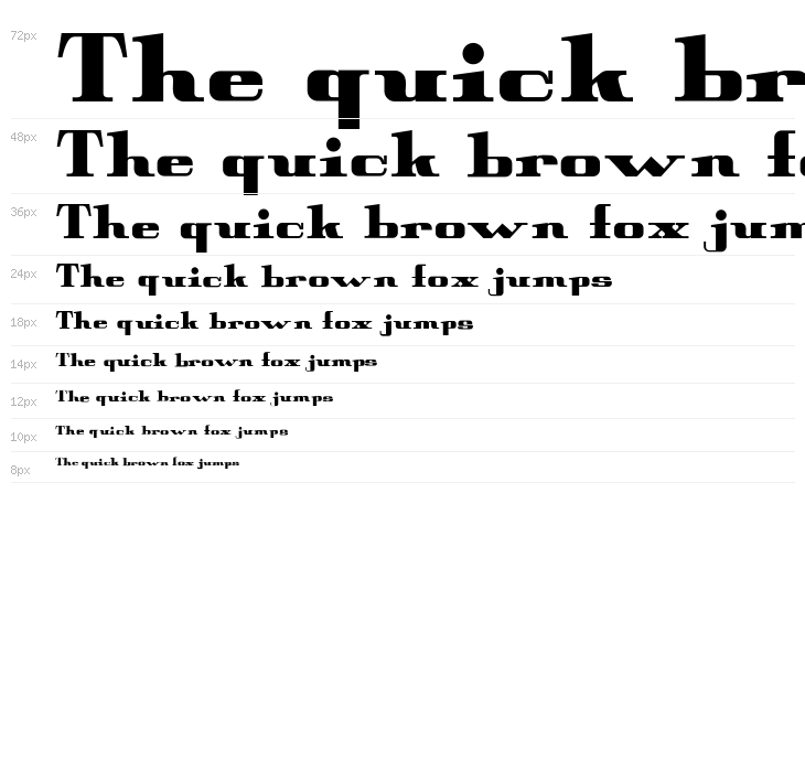 PeterObscure-Bold Waterfall