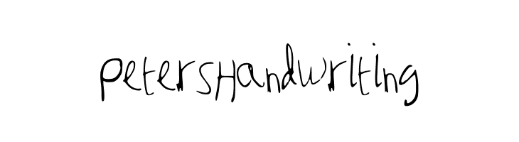 Peter_s_Handwriting  免费字体下载