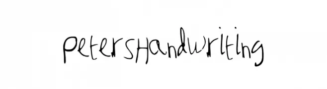 Peter_s_Handwriting  font caratteri gratis