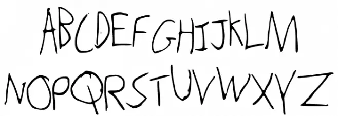 Peter_s_Handwriting Fonte MAIÚSCULAS