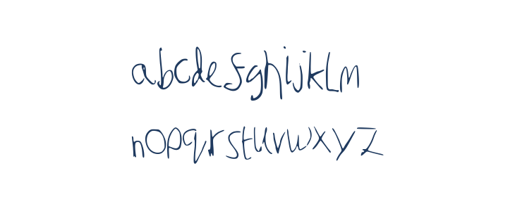 Peter_s_Handwriting Lowercase