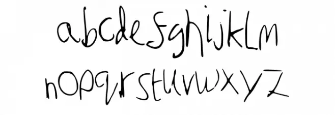 Peter_s_Handwriting फ़ॉन्ट लोअरकेस
