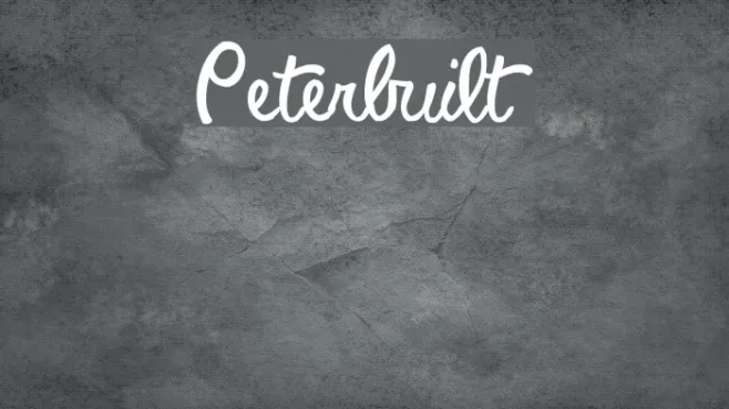Peterbuilt Example 3