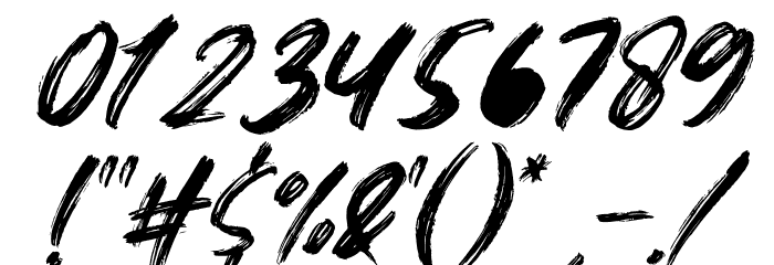 Peteroy Italic Font OTHER CHARS