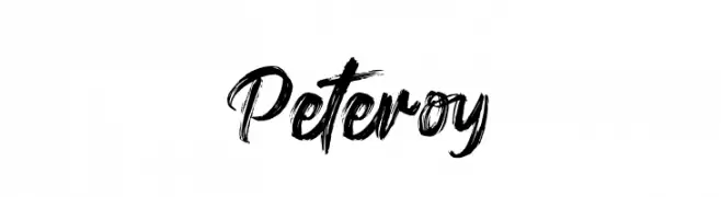 Peteroy  Frei Schriftart Herunterladen