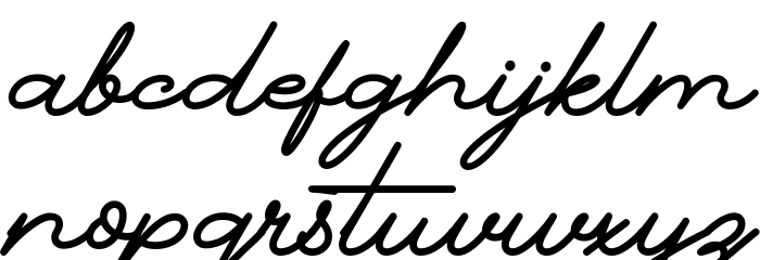 Pethafis Font LOWERCASE