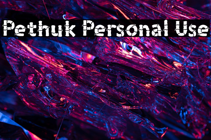 Pethuk Personal Use Example 1